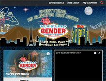 Tablet Screenshot of bigbluesbender.com